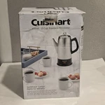 Cuisinart PRC-12N 12-CUP Percolator Stainless Steel New No Cord Open. Price: $42.50.