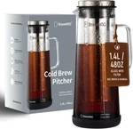 - Airtight Cold Brew Coffee Maker Pitcher, 1.4L/48OZ Thick Glass Carafe With Fil New. Price: $64.99.