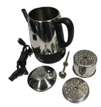 Bialetti 4 Cup Coffee Pot Percolator Hot Water Intertek 35009 Tested Used. Price: $59.95.