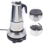 Stovetop Moka Pot Espresso Coffee Maker 6 Cup 300ML Stainless Usa New. Price: $32.12.