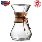 Pour-over Glass Coffeemaker Classic Series 10-CUP Exclusive Packaging New. Price: $66.08.