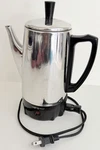 Vintage Presto 2-6 Cup Stainless Electric Percolator Coffee Pot Model 0282202 Used. Price: $20.79.