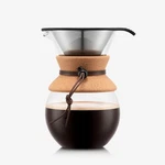Bodum Pour Over Coffee Maker, High-heat Borosilicate Glass 34OZ, Cork New. Price: $34.74.