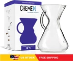 Chemex Pour-over Glass Coffeemaker Handle Serie 10CUP Exclusive Packaging New. Price: $62.66.