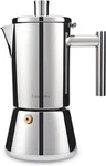 Easyworkz Diego Stovetop Espresso Maker Stainless Steel 6.8 Oz, Silver New. Price: $58.99.