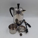 Farberware PK80 Stainless Steel Cup Coffee Percolator Used. Price: $32.00.