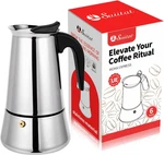 Moka Pot, Cups (10.6 Oz) Stovetop Espresso Maker, 304 Stainless Steel New. Price: $38.99.
