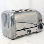 Dualit Classic Slice Toaster 84US Chrome Manual Ejector Made In England Silver Used. Price: $169.95.