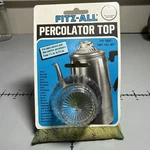 Nos Vtg Fitz-all Replacement Glass Percolator Top 1-1/2" 2-1/2" Model 246 New. Price: $9.99.