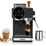 Cusimax Espresso Machine With Grinder, 20 Bar 11.6*9.1*14.1IN, Black. Price: $264.41.