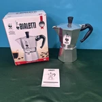 Bialetti Moka Express 6-CUP Stovetop Coffee Espresso Maker 275-06 -made In Italy Open. Price: $35.75.