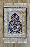 Vintage Turkish Silk Hand Knotted Tree Of Life Design Rug Signed Used. Price: $201.27.
