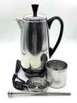 Farberware Percolator FCP412 4-12 Cup Electric Coffee Pot Works Used. Price: $35.80.
