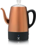 10 Cup Copper Percolator Coffee Pot Electric, Stainless Steel. Price: $92.17.