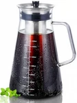 Cold Brew Coffee Maker 51OZ Airtight Borosilicate Glass Pitcher ASCB6001 Aquach New. Price: $51.99.