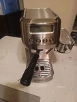 Amzchef Espresso Machines 20 Bar, Maker With Milk Frother & Silver Used. Price: $100.00.