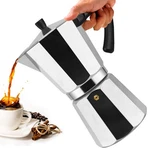 Vaolvpant 12 Aluminum Moka Pot Classic Stovetop Espresso Cup, Silver New. Price: $37.17.