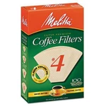 Melitta 4 Cone Coffee Filters, Unbleached Natural Brown, 100 Total New. Price: $6.33.