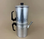 Ilsa Italian Neopolitan Coffee Pot Flip Drip Torino Vintage 4 Cup 12" Tall Used. Price: $68.00.