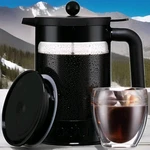 Bodum Bean Ice Coffee Maker French Press 1.5L (51 Oz.) Black K11683-01 New Nib. Price: $22.22.