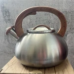 Waldwerk Stainless Steel Whistling Kettle With Wood Handle Acoustic Signal Open. Price: $27.48.