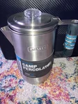 Stanley Adventure Series 1.1 Qt. Camp Percolator Stainless Steel Coffee Pot New. Price: $75.99.