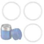 Lasuroa 3PCS Food Jar Gaskets, Silicone Replacement Lid Seals New. Price: $6.75.