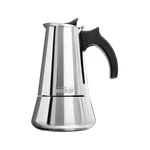 Escali London Sip 6 Cup Stainless Steel Espresso Maker Silver Open. Price: $34.10.