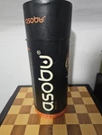 Asobu Cold Coffee Infuse Insulated Portable Brewer Silver Black 34OZ KB900 Open. Price: $28.00.