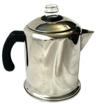 Farberware 8-CUP Stainless Steel Coffee Percolator Q17C Used. Price: $28.02.