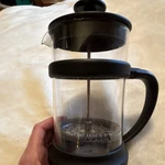 Aroma French Press Coffee Maker Glass Black Manual Easy To Clean With Plunger Used. Price: $14.18.