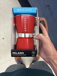 Grosche Milano Stovetop Espresso Maker Red New In Box. Price: $30.00.