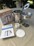 Eurolux Percolator Coffee Maker Pot - 9 Cups Durable Stainless Steel New. Price: $23.95.