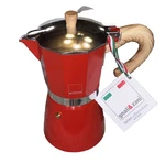 Red Gnali And Zani 9 Cup Moka Pot Espresso Maker Italian Coffee Tool New. Price: $44.99.