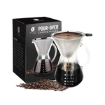 Bean Envy Pour Over Coffee Maker, High-heat Borosilicate Glass With... Fast Ship New. Price: $54.39.