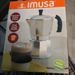 Imusa Aluminum Espresso Stovetop 1-CUP Coffeemaker, Silver New. Price: $9.99.