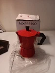 Mixpresso Moka Pot 3 Cup Stovetop Espresso Coffee Maker, Made China (BD1) Open. Price: $20.00.