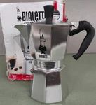 Moka Express Export Espresso Maker 6-CUP 270ML 9.1OZ Silver Damaged Box New. Price: $52.97.