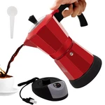 Vaolvpant Electric Aluminum Moka Pot 5-6 Cup 270ML Espresso Maker With Detachabl New. Price: $73.77.