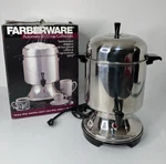Farberware Automatic 10-22 Cup Coffee Maker Urn FSU122 Percolator In Box Used. Price: $54.99.