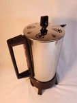 Presto Mcm Vintage Electric Coffee Maker Percolator Submersible Pot 12 Cups Used. Price: $41.60.