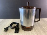 Vtg Nesco 4 Cup Aluminum Automatic Perk Coffee Pot Model 6180-20 Works Unspecified. Price: $20.07.