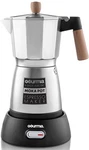 Gourmia Electric Moka Pot, 3 6 Shot Espresso Maker Cordless Base Beechwood New. Price: $29.99.