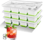 Ice Cube Tray With Lid, Alinana 3-PACK Upgraded Large, SQUARE-3PCS New. Price: $17.30.