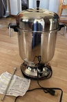 Farberware 155C Stainless Steel Electric Coffee Urn Maker Percolator 18-55 Cup Used. Price: $75.77.