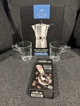 Zulay Moka Pot Aluminum Espresso Maker 5 Expresso Cups And London Sip New. Price: $15.00.