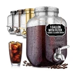 Zulay GALLON/128OZ Cold Brew Coffee Maker Thick Glass Pitch... Fast Us New. Price: $67.36.