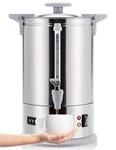 Sybo SR-CP-100B Commercial Grade Percolate Coffee Maker 100-CUP 16 L, Grey Open. Price: $78.59.