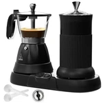 Vaolvpant Electric Espresso Machine Milk Frother 2 1 Efficient Moka Pot New. Price: $109.07.