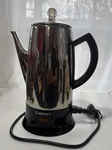 Cuisinart Classic Cup Stainless Coffee Percolator W Ready Light Model PRC-12 Used. Price: $33.00.